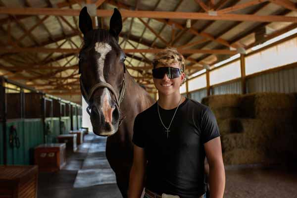 Equine Senior Pictures Franklin TN | Equine and Rider Portrait Photography