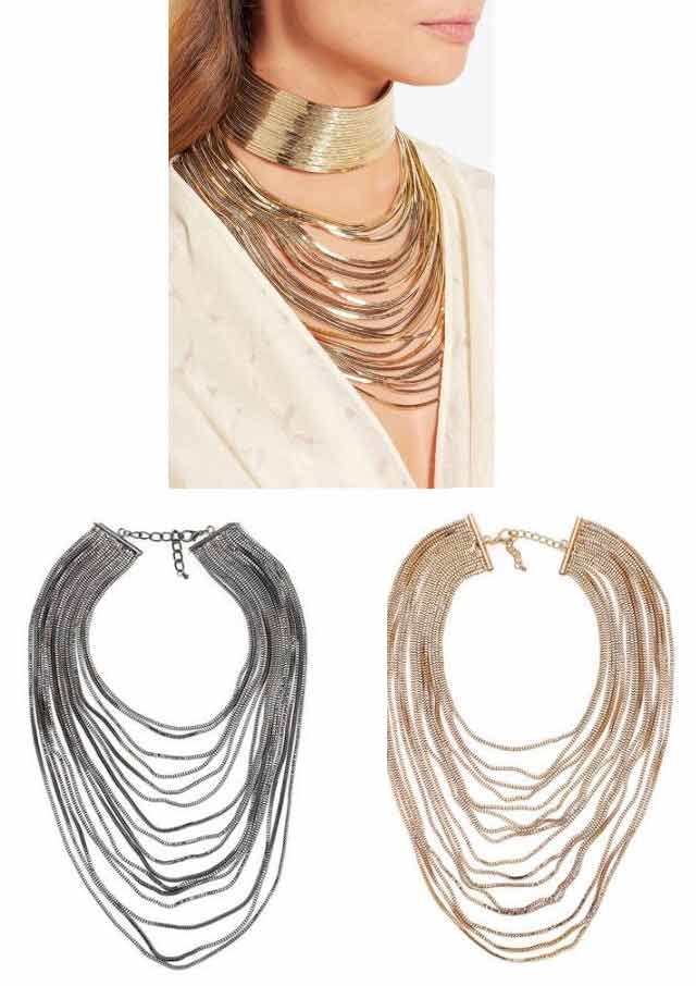 Silver and Gold Layered Necklace